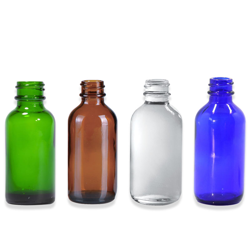 60ml 2oz glass boston round bottles