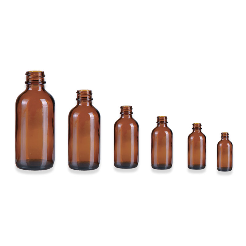 60ml 2oz glass boston round bottles