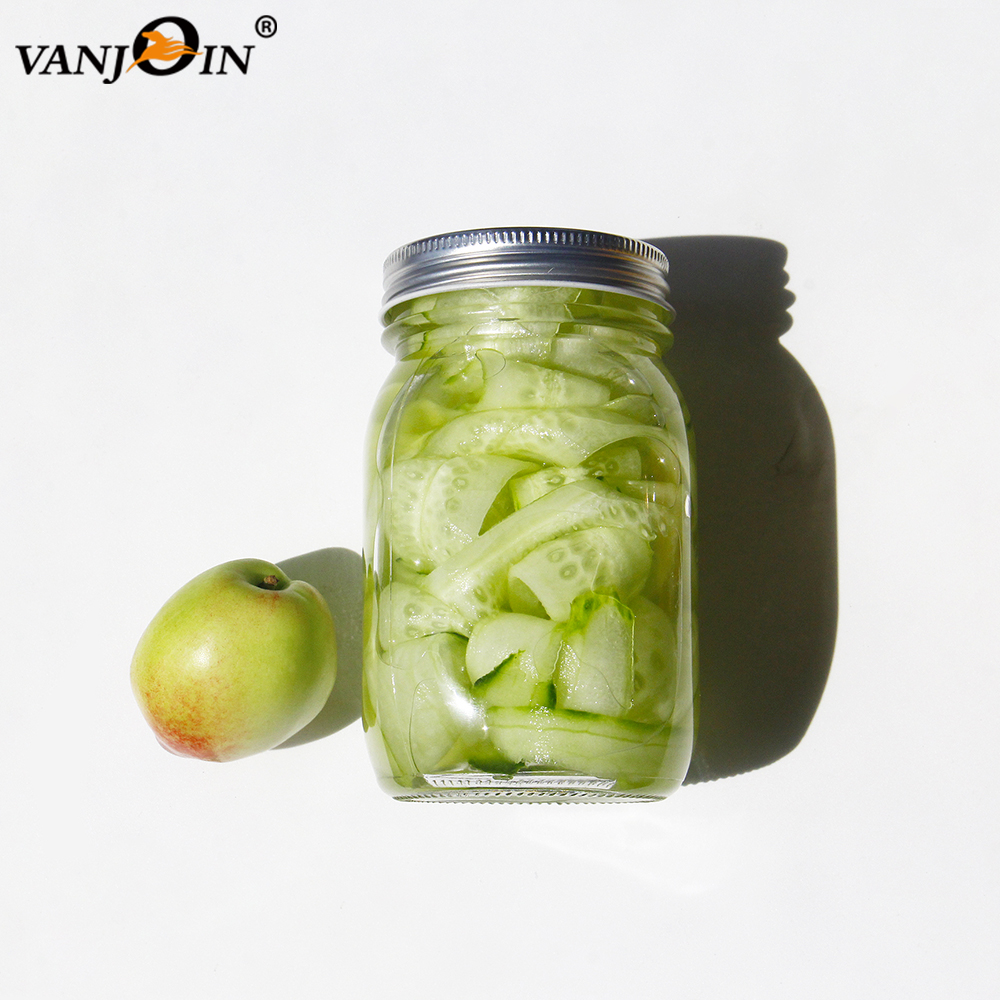 60ml 360ml 500ml Clear Round Eco Friendly Food Mason Jars Food Storage Container