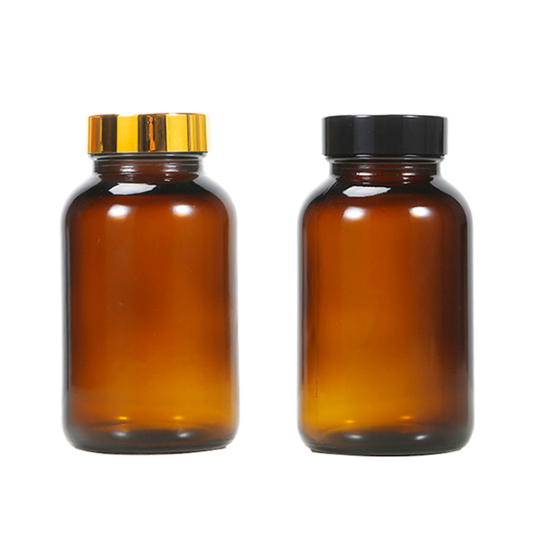 60ml 75ml 100ml 120ml 150ml 200ml 250ml 300ml 400ml 500ml brown ointment glass bottle capsule pill powder bottle