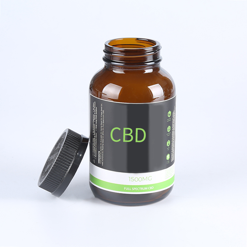 60ml 75ml 100ml 120ml 150ml 200ml 250ml 300ml 400ml 500ml cbd jar glass pill bottle with child proof lid