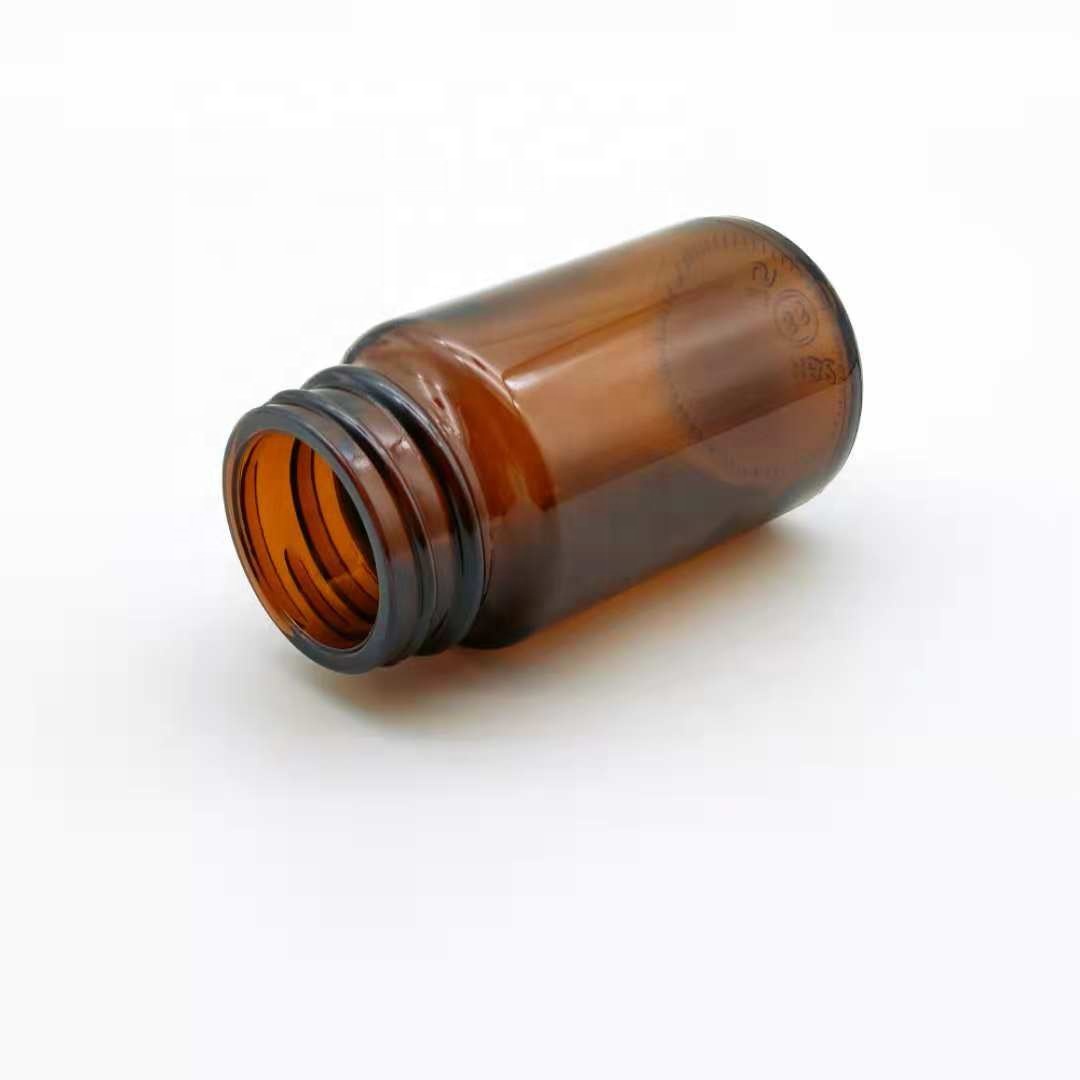 60ml,75ml,100ml,120ml,150ml,200ml,500ml amber glass bottles use for medical pill /tablet glass bottle