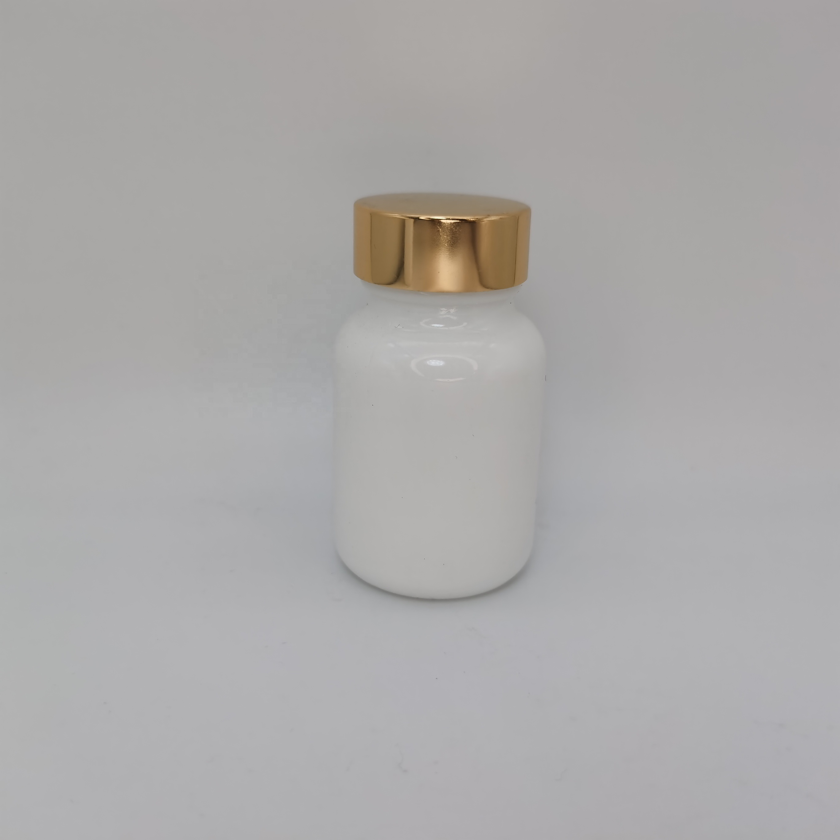 60ml 75ml opal glass white bottle medical pill bottles, capsule container supplements