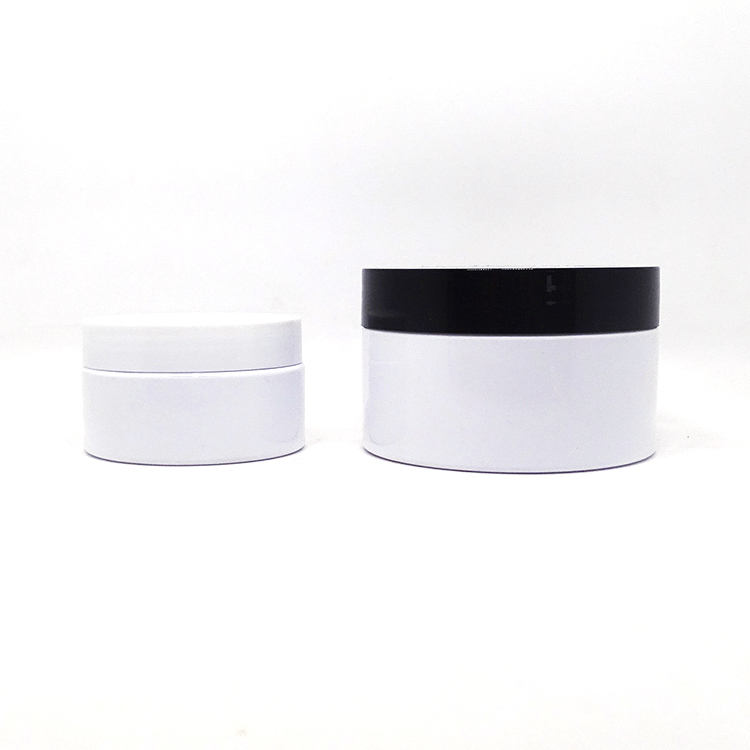 60ml 80ml 100ml 120ml 150ml 200ml 250ml hair product containers white plastic pet cream jar packaging
