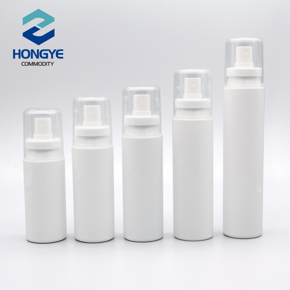 60ml/80ml/100ml/120ml/150ml Empty Cosmetic Containers Buckle Bottle Transparent/White 2 OZ Plastic Spray Bottles