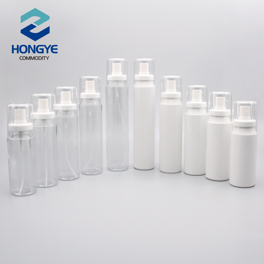 60ml/80ml/100ml/120ml/150ml Empty Cosmetic Containers Buckle Bottle Transparent/White 2 OZ Plastic Spray Bottles