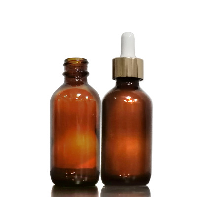 60ml Amber Glass Dropper Bottles Essential Oil Bottle Customize