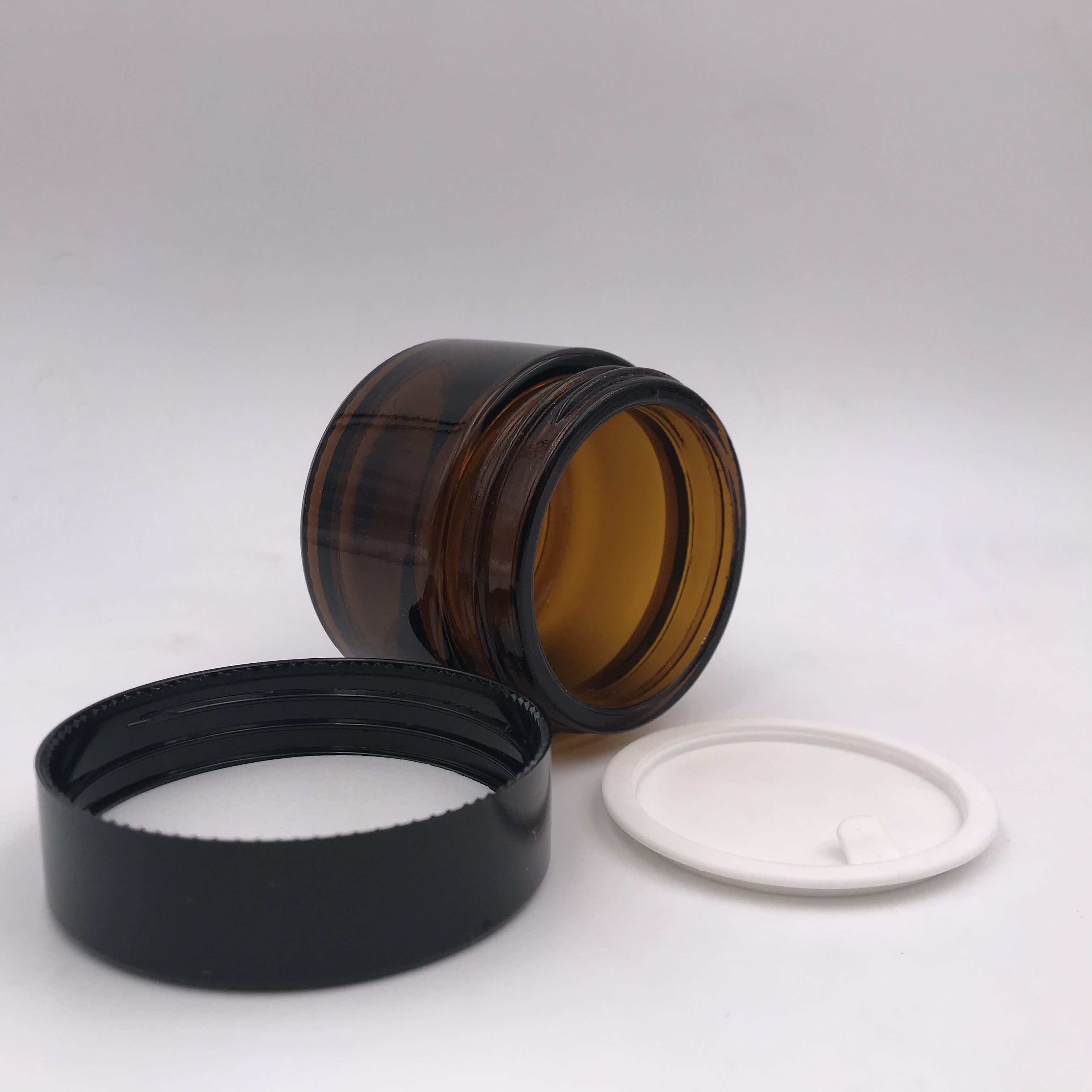 60ml Amber Glass Jar Bottles Containers Cream jar