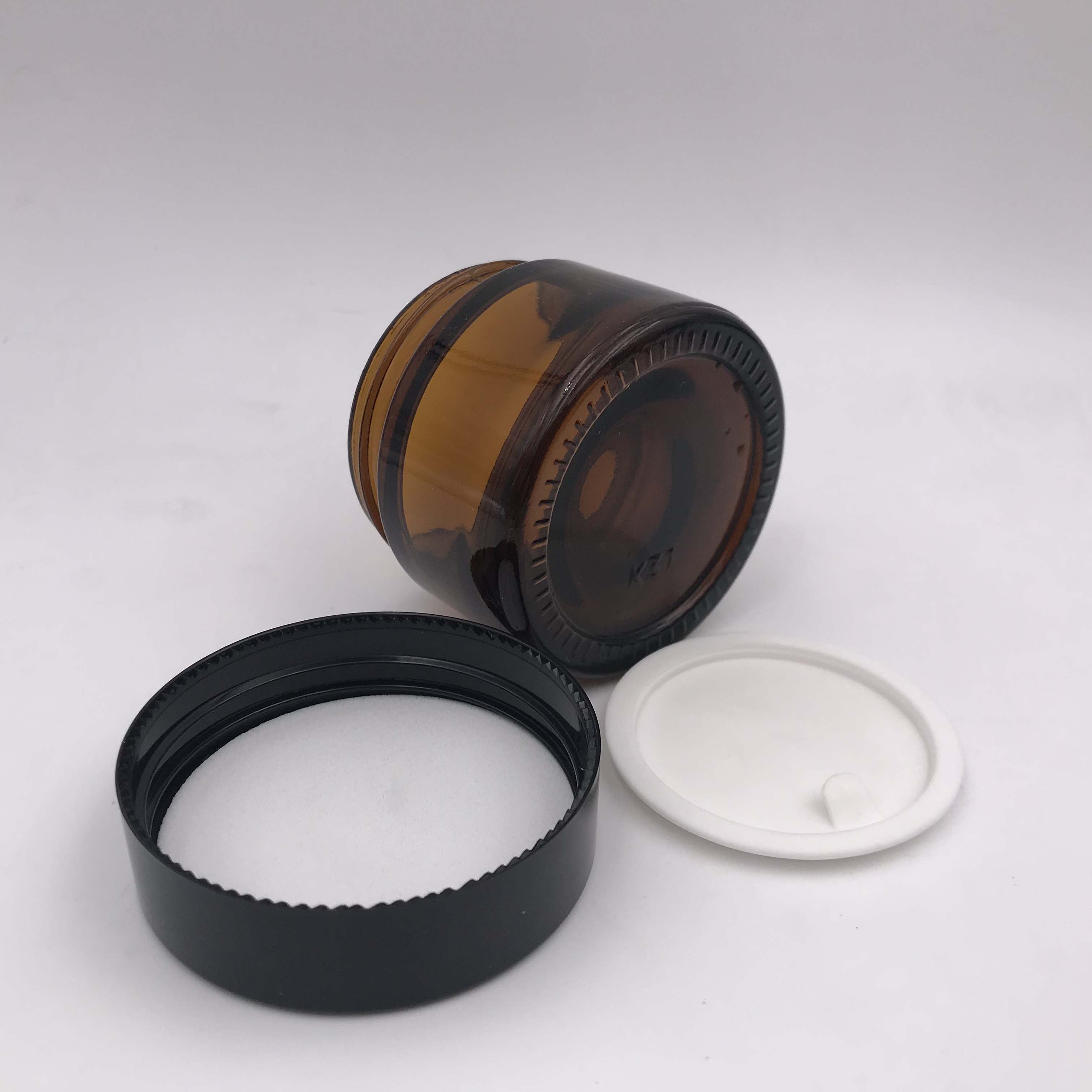 60ml Amber Glass Jar Bottles Containers Cream jar