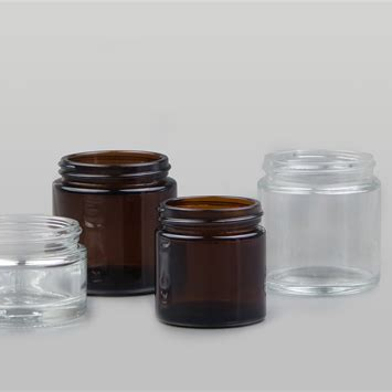 60ml Amber Glass Jar Bottles Containers Cream jar