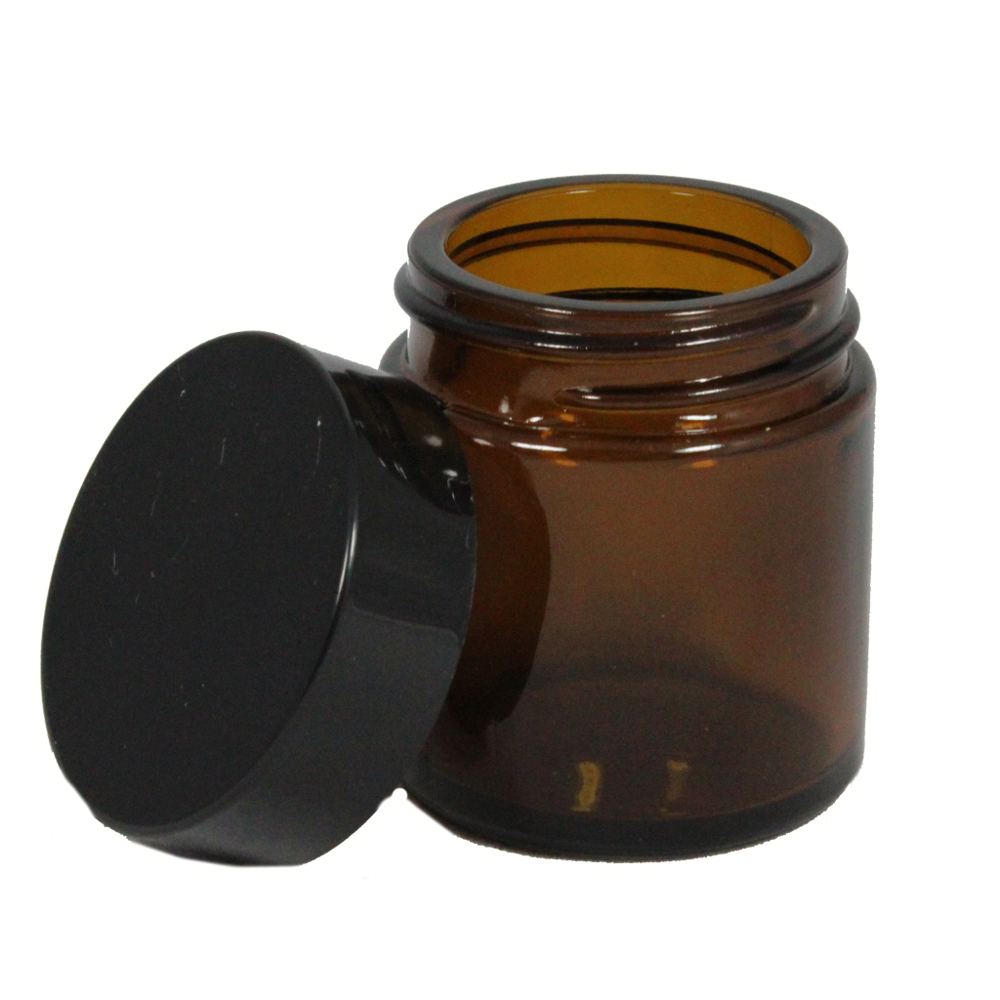 60ml Amber Glass Jar Bottles Containers Cream jar