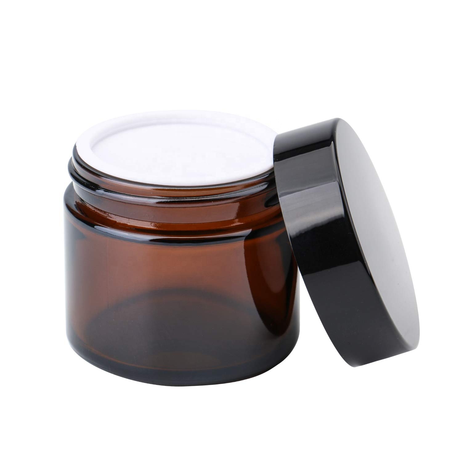 60ml Amber Glass Jar Bottles Containers Cream jar