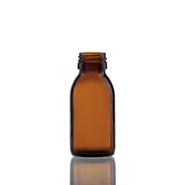 60ml Amber Syrup Glass Bottle