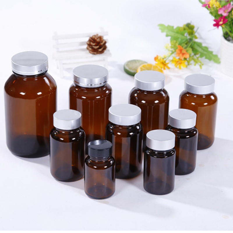 60ml Capsule Food Supplement Drug Vitamins Pill Use Bottle Glass Bottle Wholesale