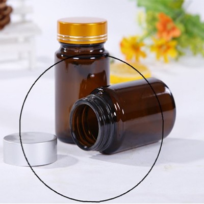 60ml Capsule Food Supplement Drug Vitamins Pill Use Bottle Glass Bottle Wholesale