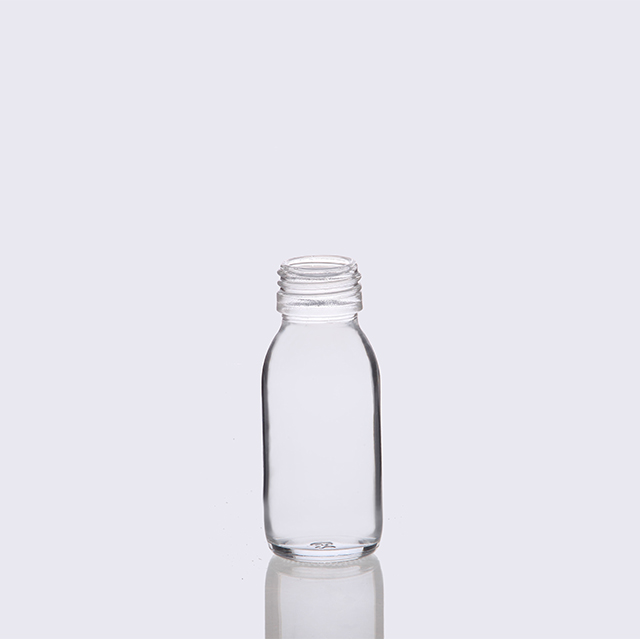 60ml Clear Syrup Glass Bottle