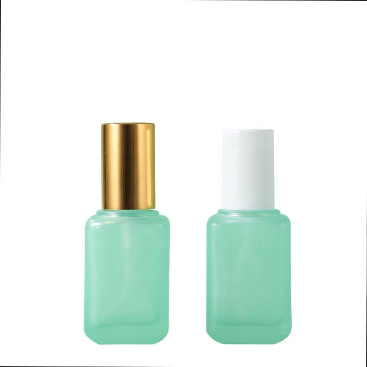 60ml Empty Square Atomizer Spray Pump Serum Glass Bottle With Aluminum Sprayer