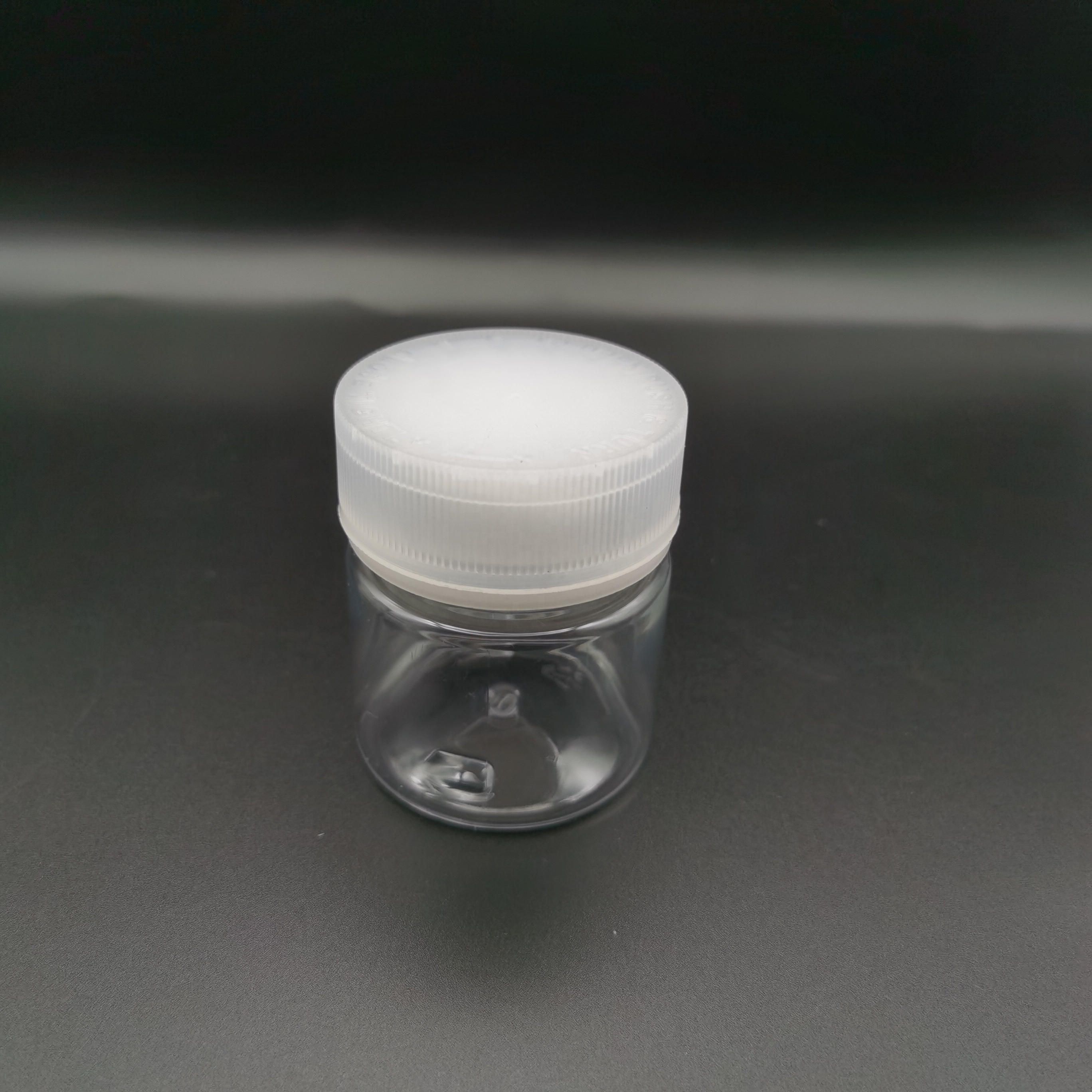 60ml Food Container PET Sraight Tablet Food Bottle with Temper Evident and Childproof Cap