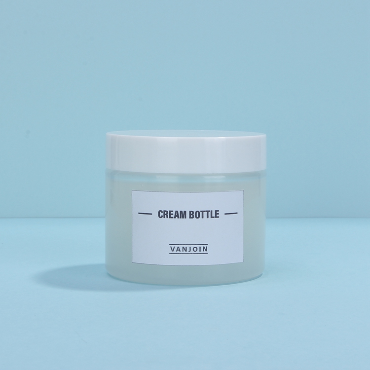 60ml Hot Sale Empty 8oz Plastic Jar Customized Sticker Great For Face Cream Eye Shadow