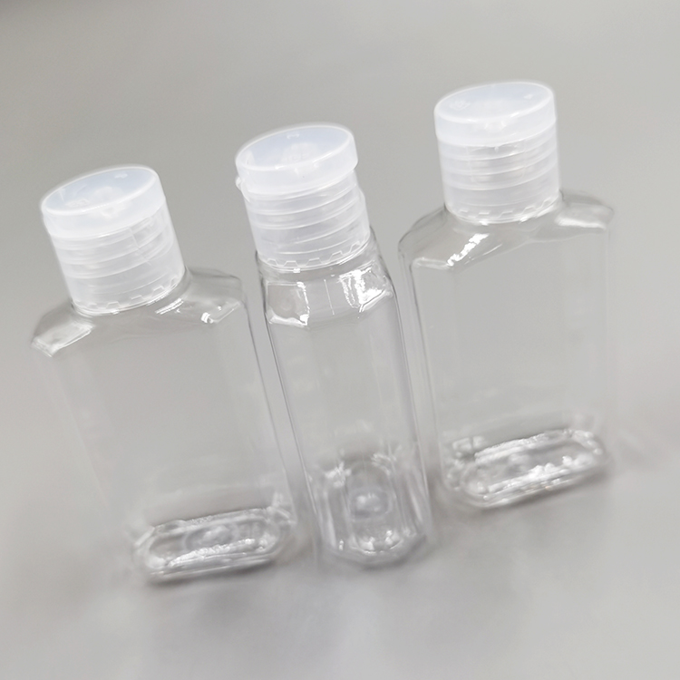 60ml Shampoo Body Wash Bottle Plastic PET Hand Sanitizer Lotion Pump Bottles
