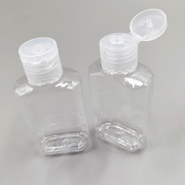 60ml Shampoo Body Wash Bottle Plastic PET Hand Sanitizer Lotion Pump Bottles