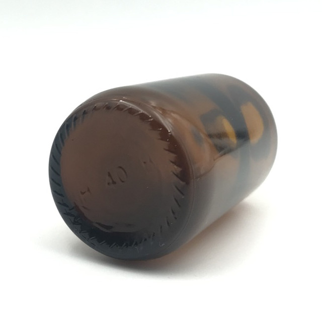 60ml amber glass bottle for boston round glass bottle