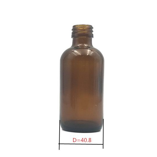 60ml amber glass bottle for boston round glass bottle