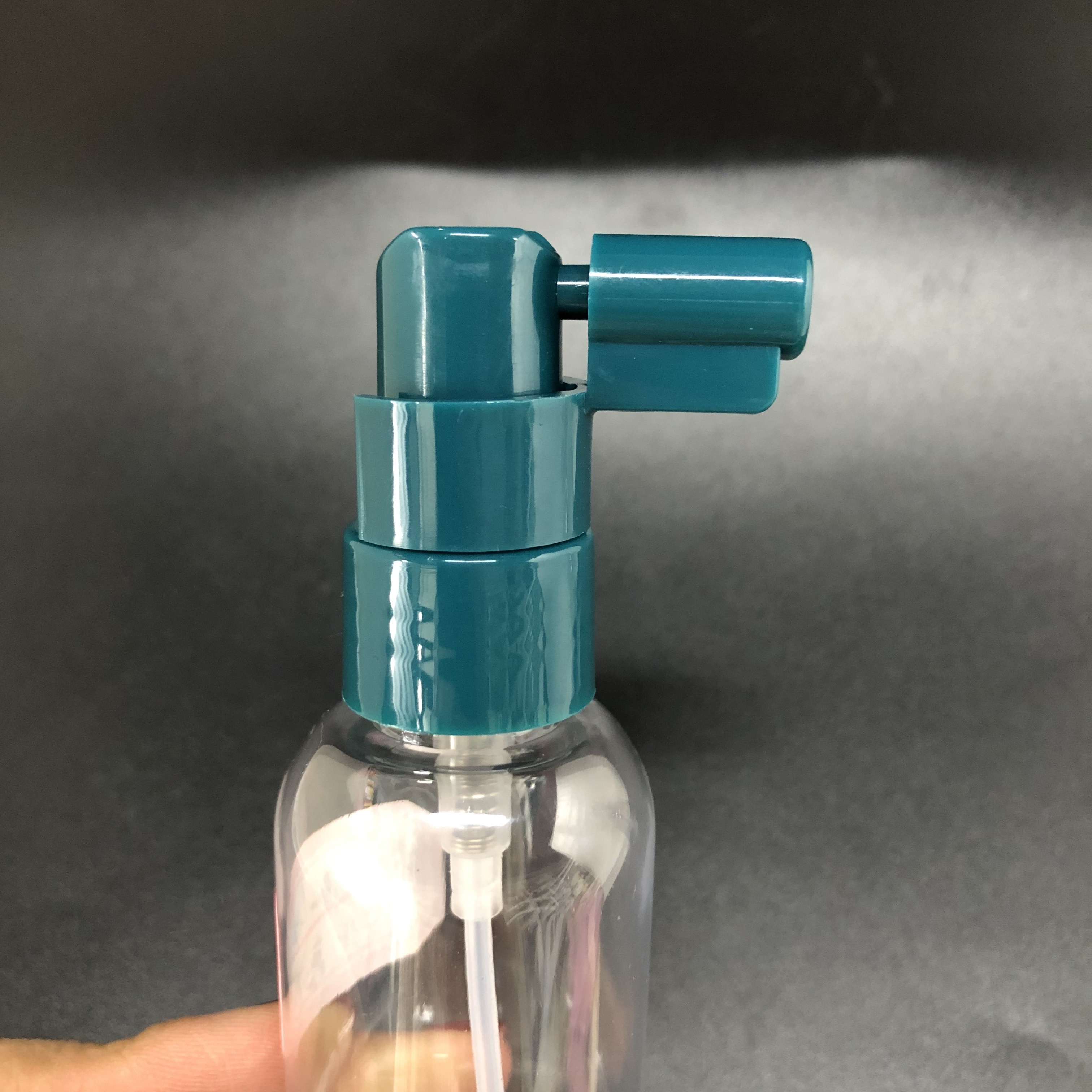 60ml clear plastic bottle with sprayer pump