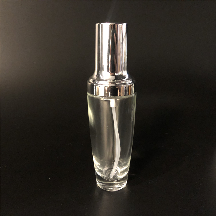 60ml deluxe transparent glass bottle perfume bottle