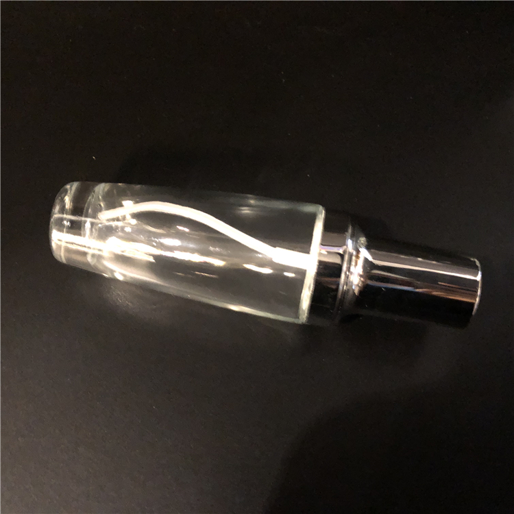 60ml deluxe transparent glass bottle perfume bottle