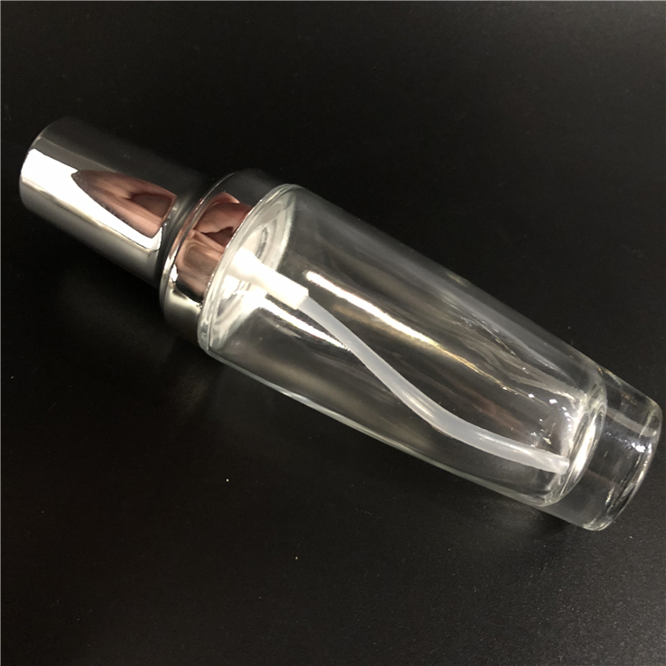 60ml deluxe transparent glass bottle perfume bottle