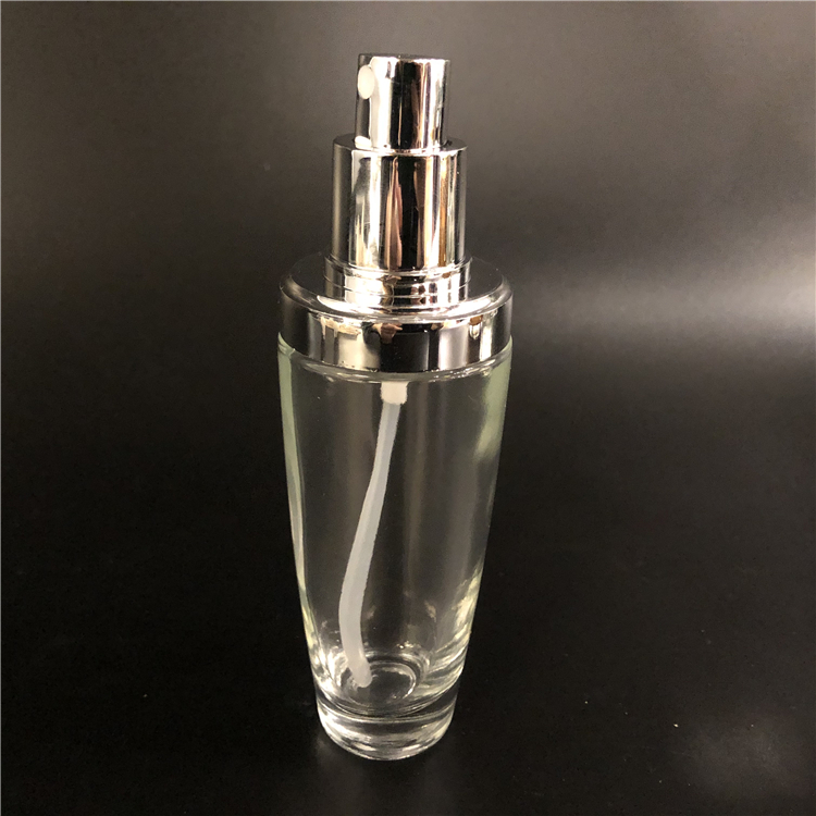 60ml deluxe transparent glass bottle perfume bottle