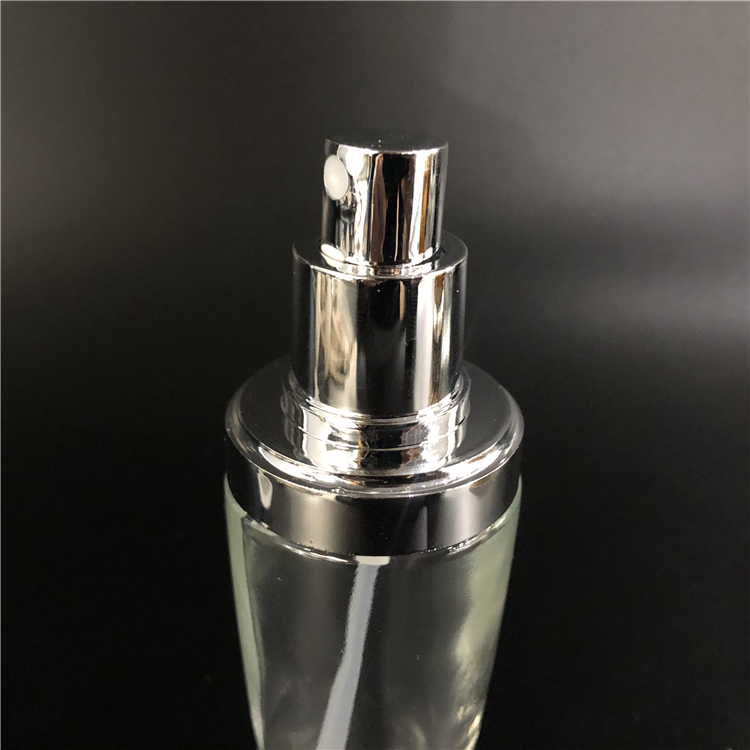60ml deluxe transparent glass bottle perfume bottle