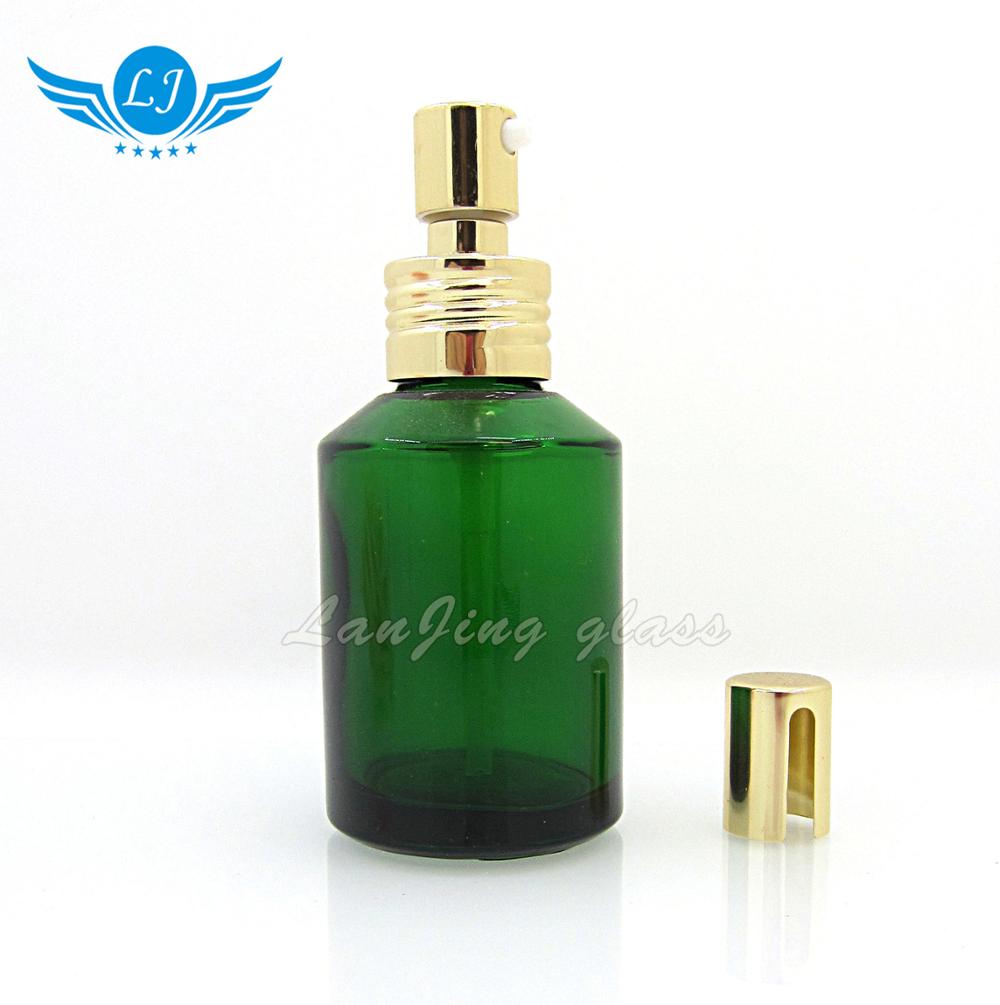 60ml glass Lotion Bottle Clear Body with Spray Pump Latex Luxury Cosmetic Lotion Bottle