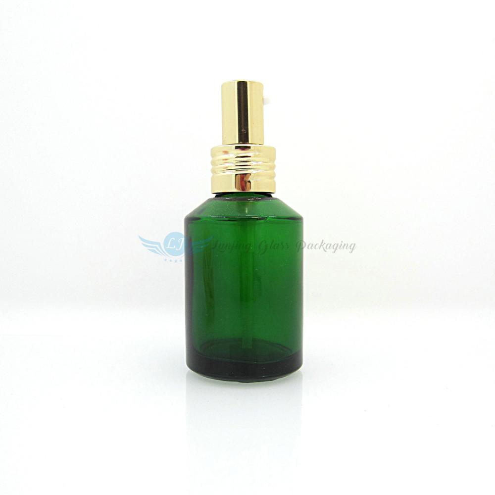 60ml glass Lotion Bottle Clear Body with Spray Pump Latex Luxury Cosmetic Lotion Bottle