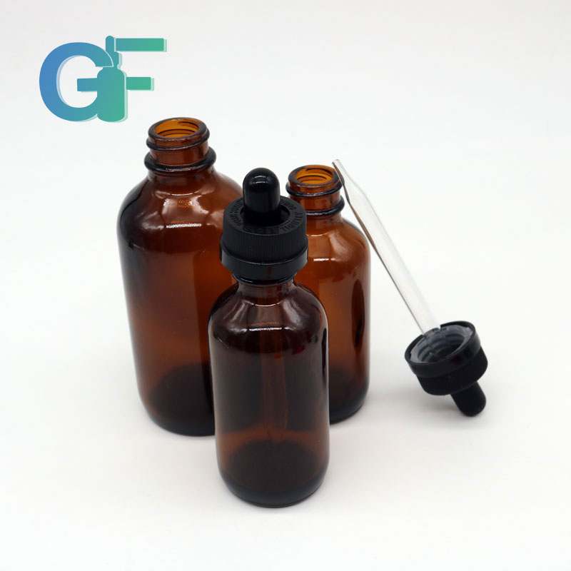 60ml glass dropper bottle with paper tube for e-liquid