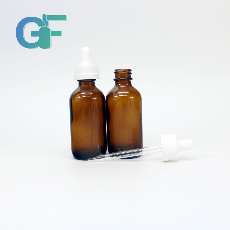 60ml glass dropper bottle with paper tube for e-liquid