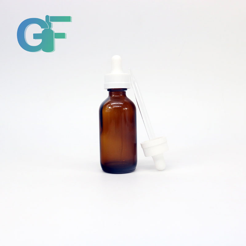 60ml glass dropper bottle with paper tube for e-liquid