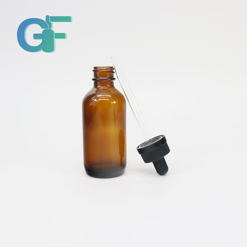 60ml glass dropper bottle with paper tube for e-liquid