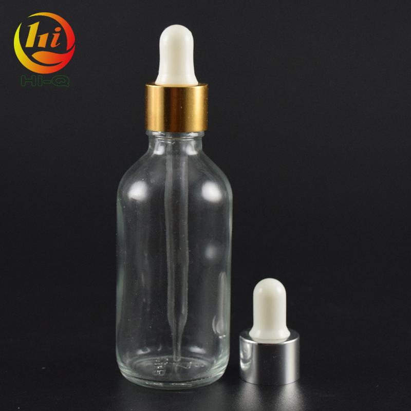 60ml glass e liquid dropper bottle 60ml 2oz glass dropper bottle with gold cap