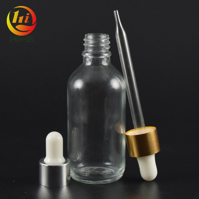 60ml glass e liquid dropper bottle 60ml 2oz glass dropper bottle with gold cap