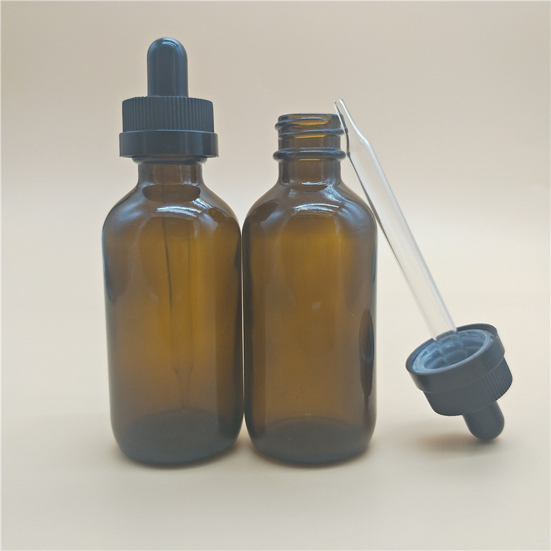 60ml glass tincture bottles with child resistant cap boston amber 60ml glass dropper bottle 60ml glass bottle with dropper