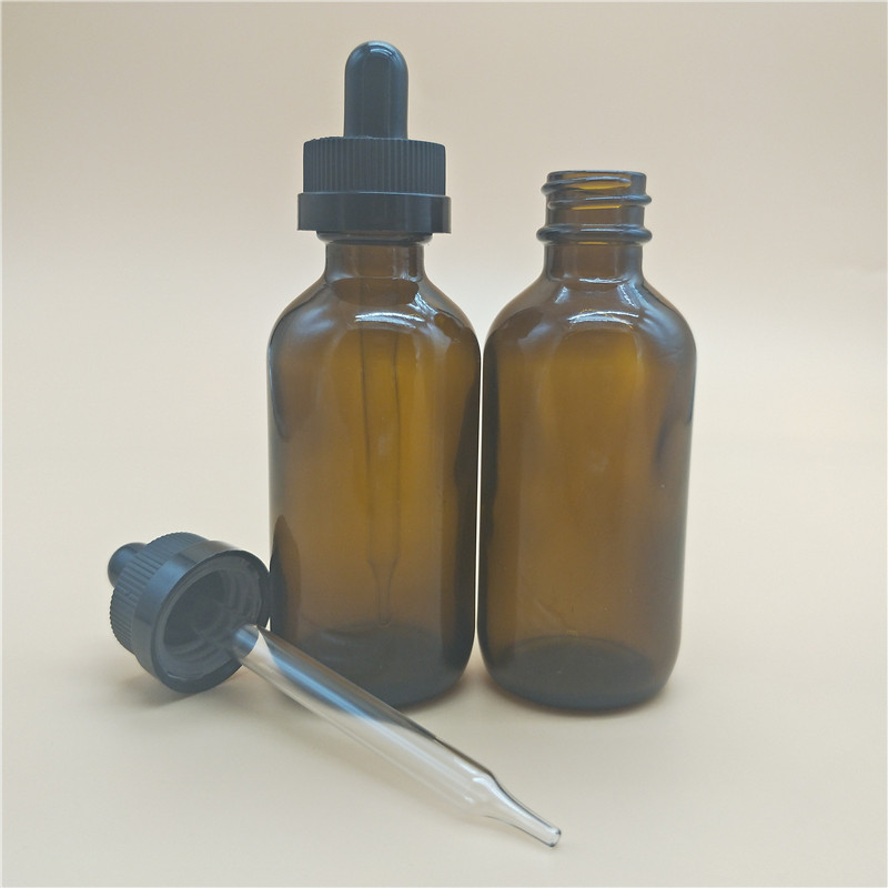 60ml glass tincture bottles with child resistant cap boston amber 60ml glass dropper bottle 60ml glass bottle with dropper