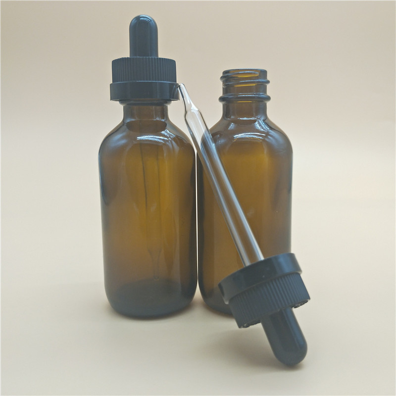 60ml glass tincture bottles with child resistant cap boston amber 60ml glass dropper bottle 60ml glass bottle with dropper