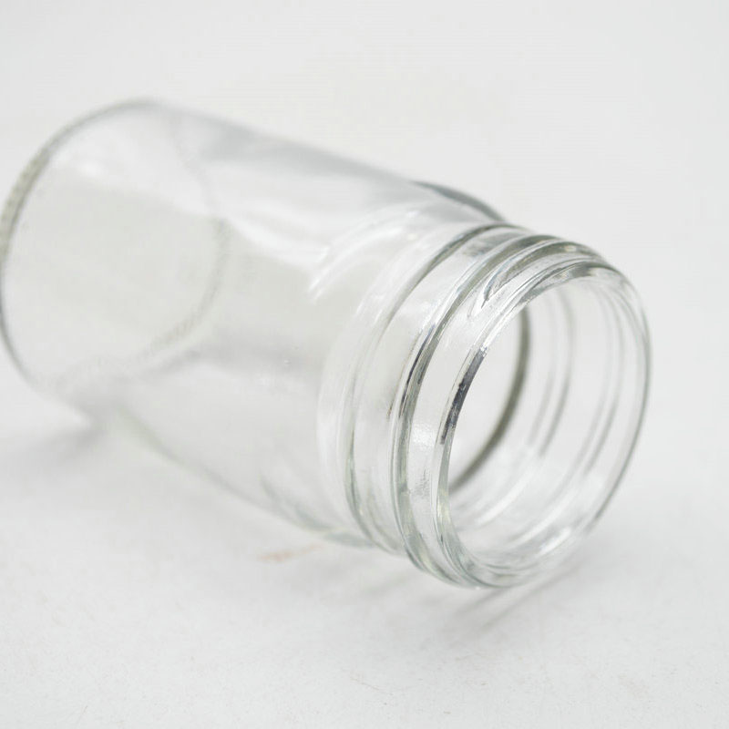60ml spiral plastic cover glass jar Kitchen Spice Salt Grinder jar bottle