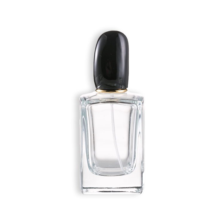60ml square men empty glass perfume bottle