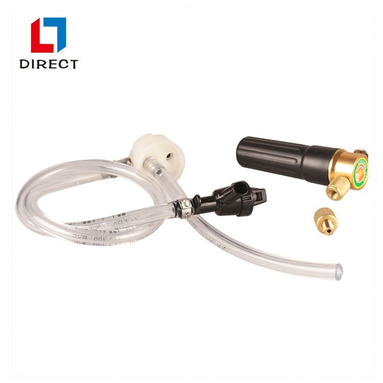 64 Ounce Mini Keg Style Growler Glass Amber Bottle Beer Growler With Easy Tap System