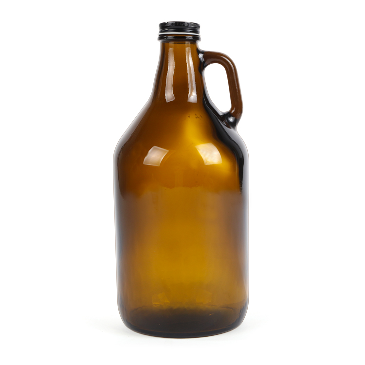 64 oz 2 liter glass growlers bottles for beer with ceramic lid