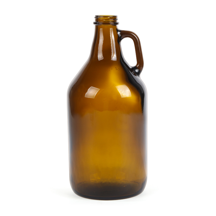 64 oz 2 liter glass growlers bottles for beer with ceramic lid