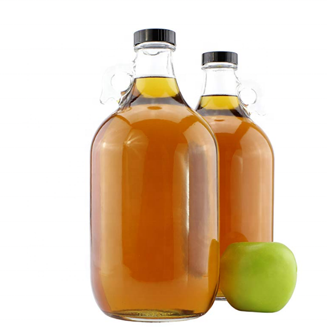 64 oz beer growler/Half Gallon Clear Glass Kombucha Growler Jugs for Beer or Distilled Water